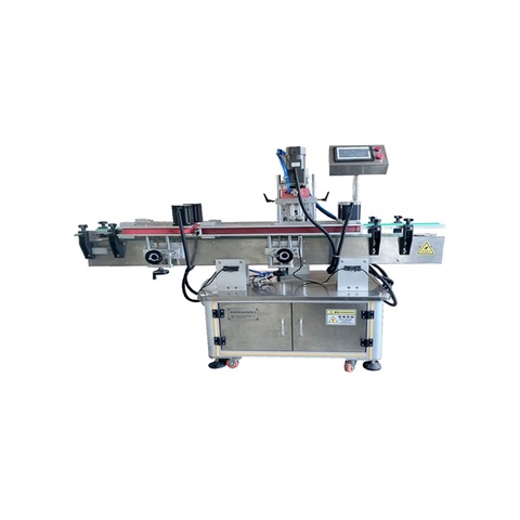 Autocollant automatique d'étiquette de dessus de support Machine d'étiquetage de haute précision plate Machine d'étiquetage de boîte de poudre de caisse de pansement de cosmétiques 