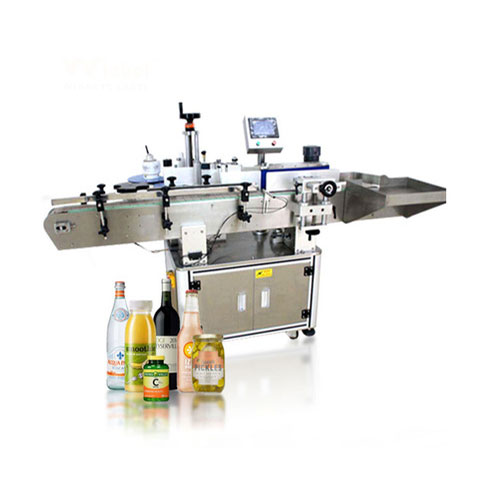 Machine d'étiquetage professionnelle de dessus de table / machine à étiqueter pour bouteilles / machine à étiqueter de boîte de peinture 
