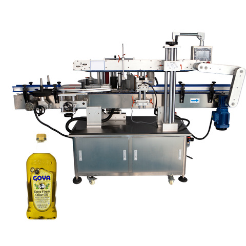 Machine à étiqueter rotative Machine à étiqueter de bouteille ovale Machine industrielle d'autocollant 