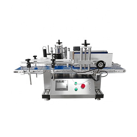 Machine d'étiquetage de colle thermofusible à film d'OPP / BOPP à alimentation par rouleau de bouteille ronde rotative entièrement automatique 