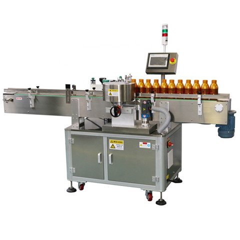 Machine de rétrécissement d'étiquetage de manchon de PVC de bouteille en plastique automatique de stabilité à grande vitesse / machine d'étiquette adhésive d'autocollant pour l'usine d'eau de bouteille en verre d'animal familier 