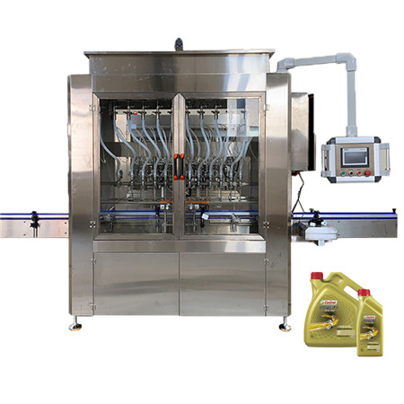 Machine automatique de capsulage et d'étiquetage de remplissage de liquide de jus de yogourt d'huile de crème de boisson d'eau cosmétique minérale à 6 têtes de bouteille en verre (GT6T et CDXGZ-1) 