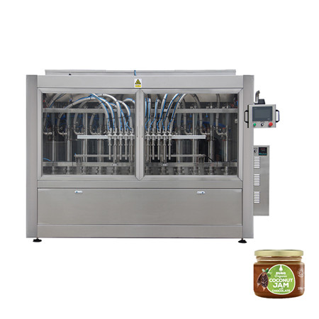 Machine de remplissage automatique de pâte de bouteille pour la crème / cosmétique / miel / confiture / shampooing 