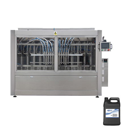 Machine de remplissage semi-automatique à piston liquide / bouteille liquide à piston servo 