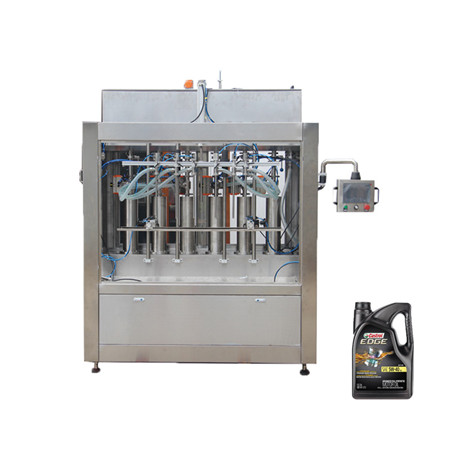 Machine de remplissage semi-automatique à piston liquide / bouteille liquide à piston servo 
