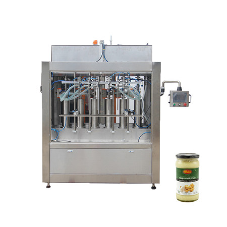 Machine de remplissage automatique visqueuse de sauce chaude liquide visqueuse de pommade à haute viscosité 