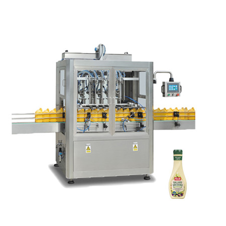 Machine de remplissage automatique d'huiles industrielles de bouteille d'animal familier 