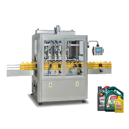 Équipement de remplissage et chaîne de production automatiques de bouteilles d'huile 1L-5L 